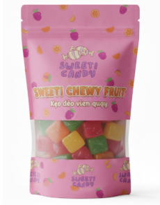 SWEETI CHEWY FRUIT – Kẹo dẻo viên vuông